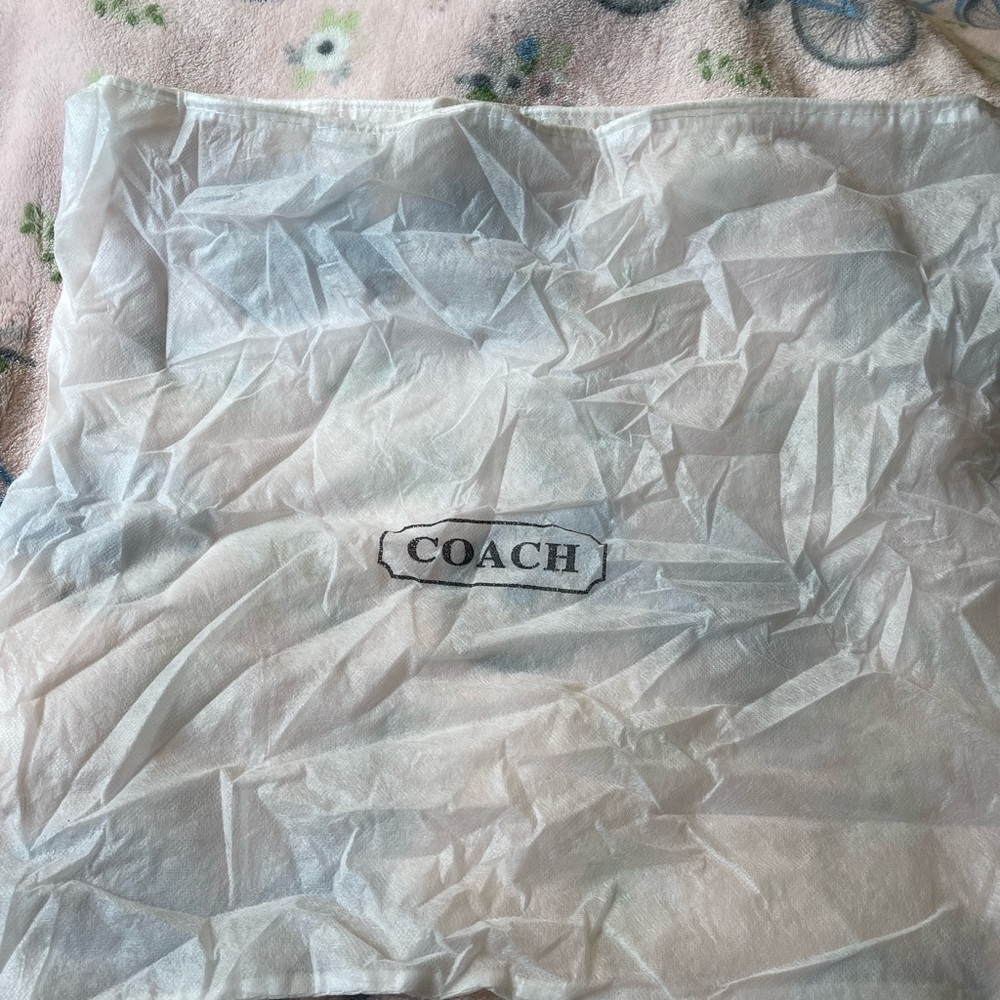 Vintage Coach Leather Handbag with Dust Bag - Picture 6 of 11